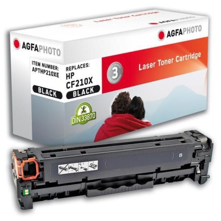 High-Quality AgfaPhoto Toner BK Replacement CF210X - Reliable & Long-Lasting